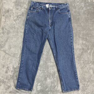 Carhartt B17 DST Relaxed Fit Jeans Mens 40x30 Blue Denim Workwear Pants